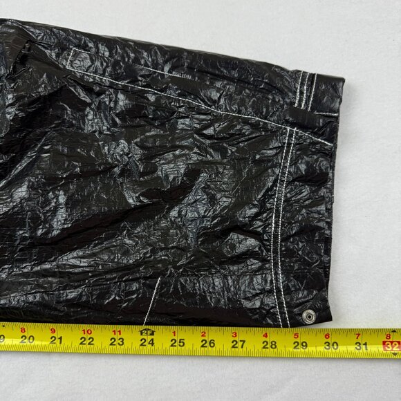 FP Movement Women Rough Rider Rich Black Elastic Parachute Tyvek Pants Sz M NWOT - Picture 11 of 13